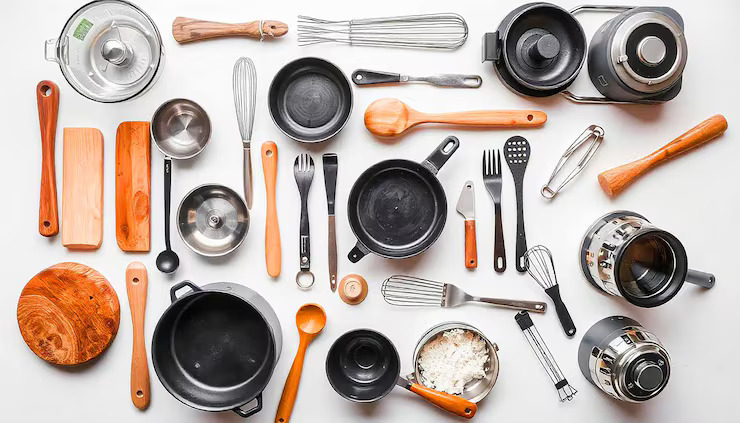 Kitchen and cookware items